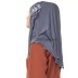 Jersey Instant Hijab - Grey